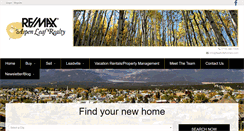 Desktop Screenshot of leadvillehomes.com